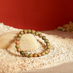 Unakite Stone Bracelet