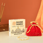 Yellow Calcite Stone Bracelet by Divine Hindu