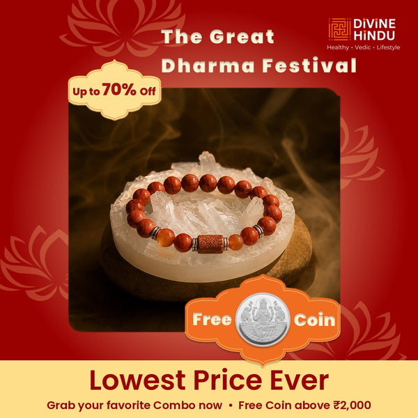 Aries (Mesh Rashi) Stone Bracelet with FREE Raw Selenite Plate