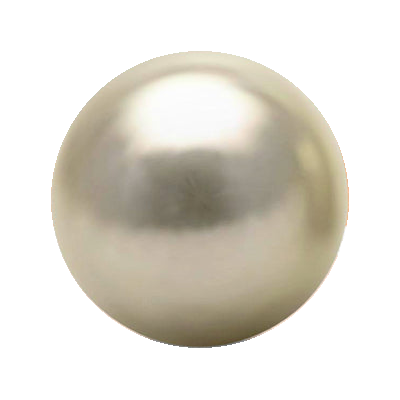 Natural loose Pearl gemstone on a white background