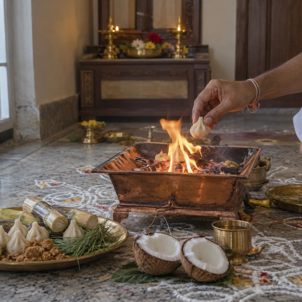 Ganapati Homam for a New Beginning — South Indian Tradition