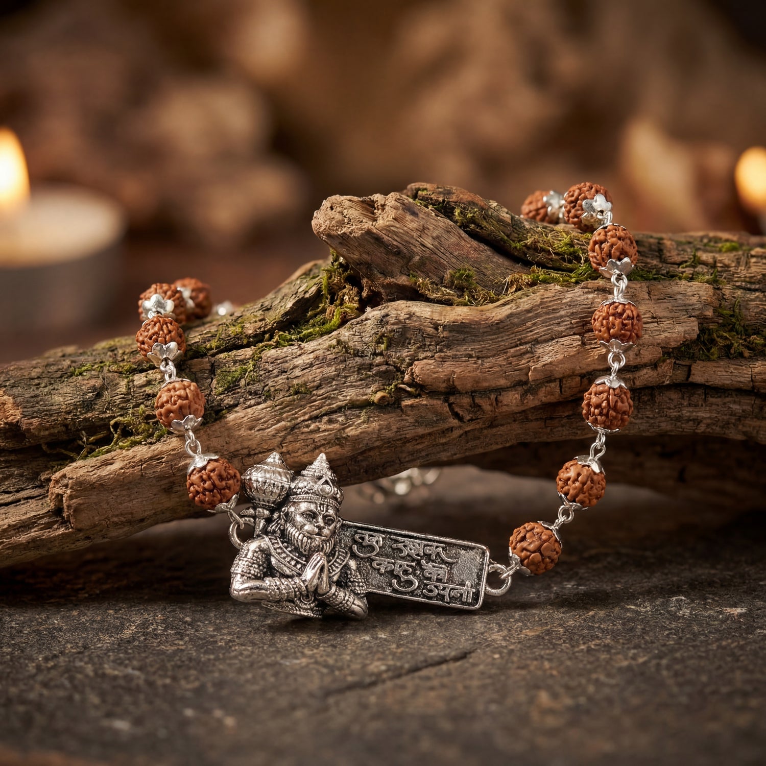 Rudraksha Hanuman Rakshak Bracelet