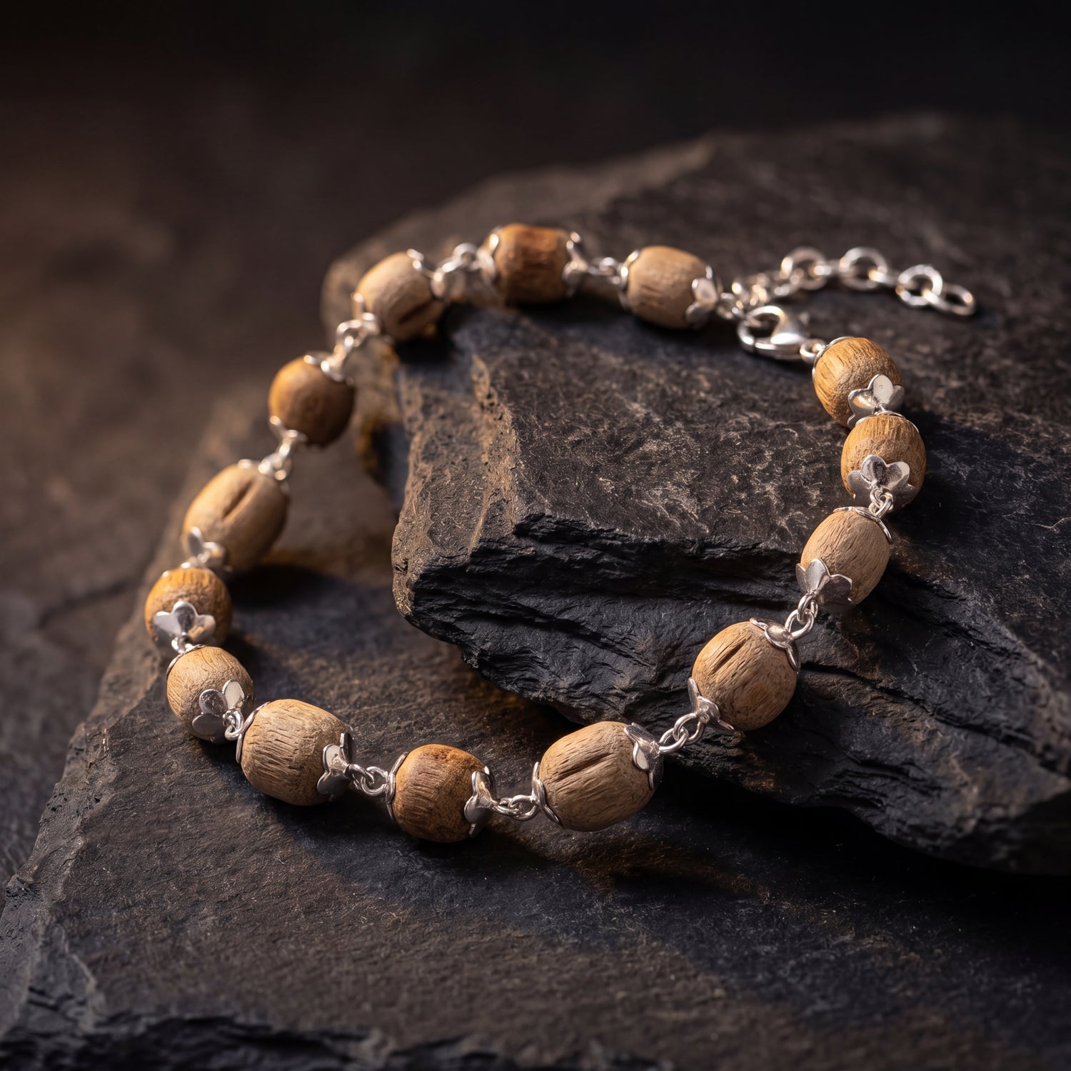 Hallmarked S925 Pure Silver Tulsi Bracelet