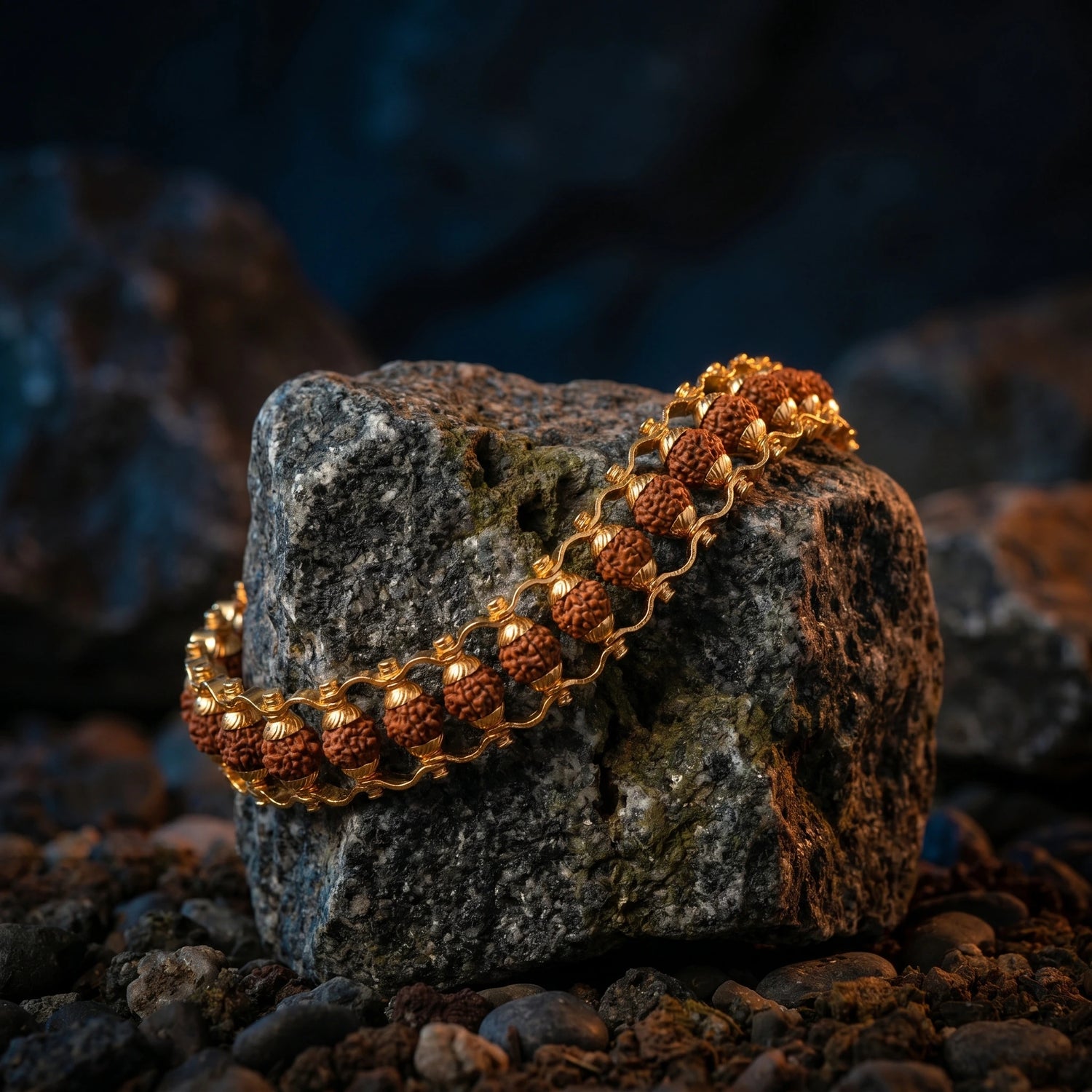 Rudraksha Chain Bracelet