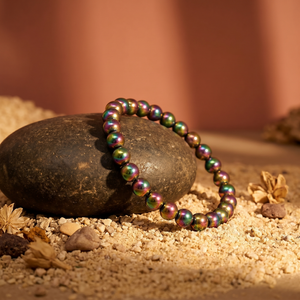 Hematite Aura Stone Bracelet