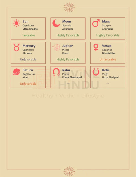 Lifeline Report sample page