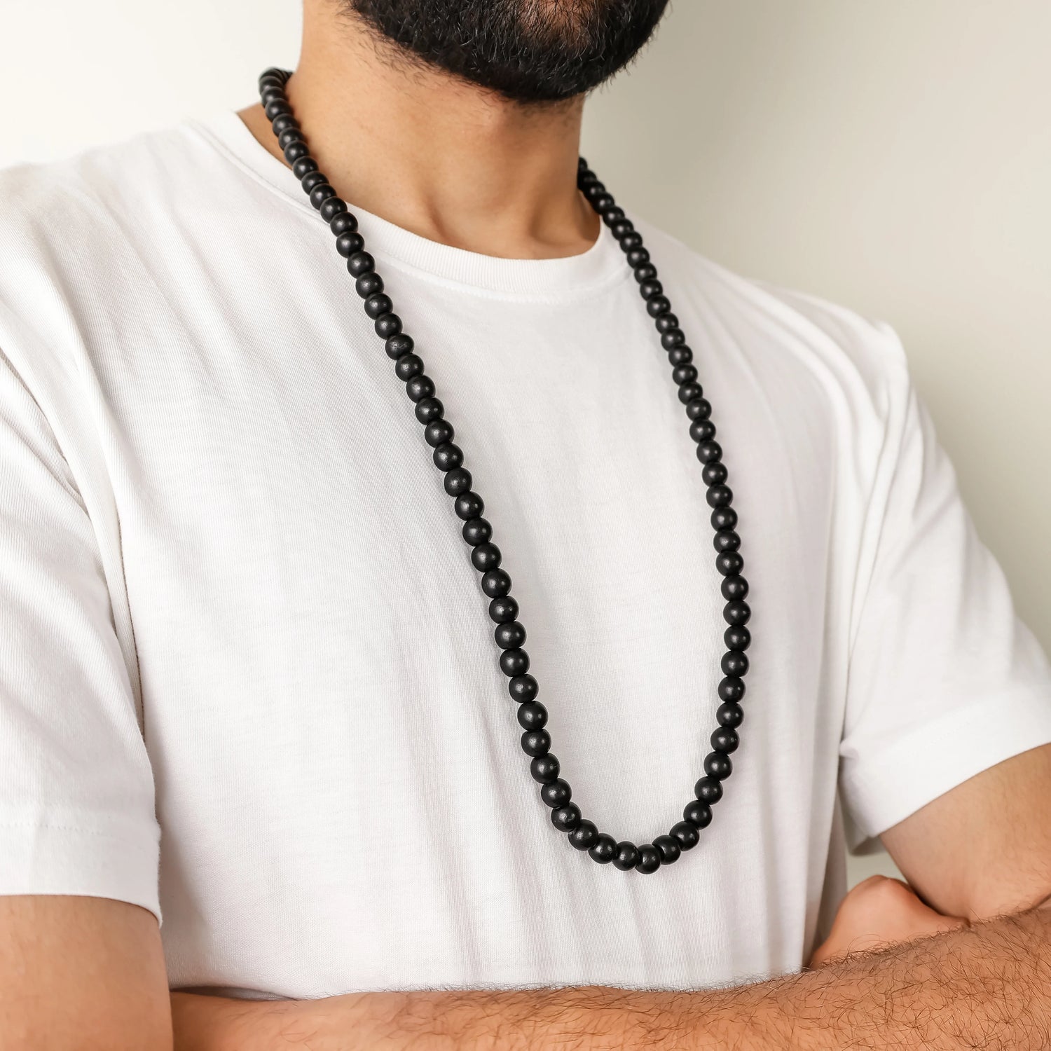 Original Karungali Malai 108-Beads Ebony Wood with Govt. Certified