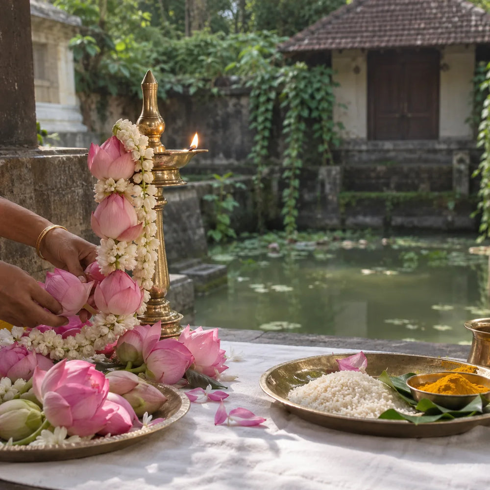 Navaratri Saraswati Puja — Panachikkadu Saraswathi Temple, Kottayam