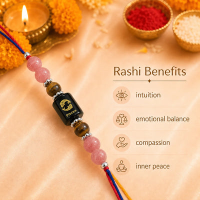 Pisces (Meen Rashi) Divine Stone Rakhi