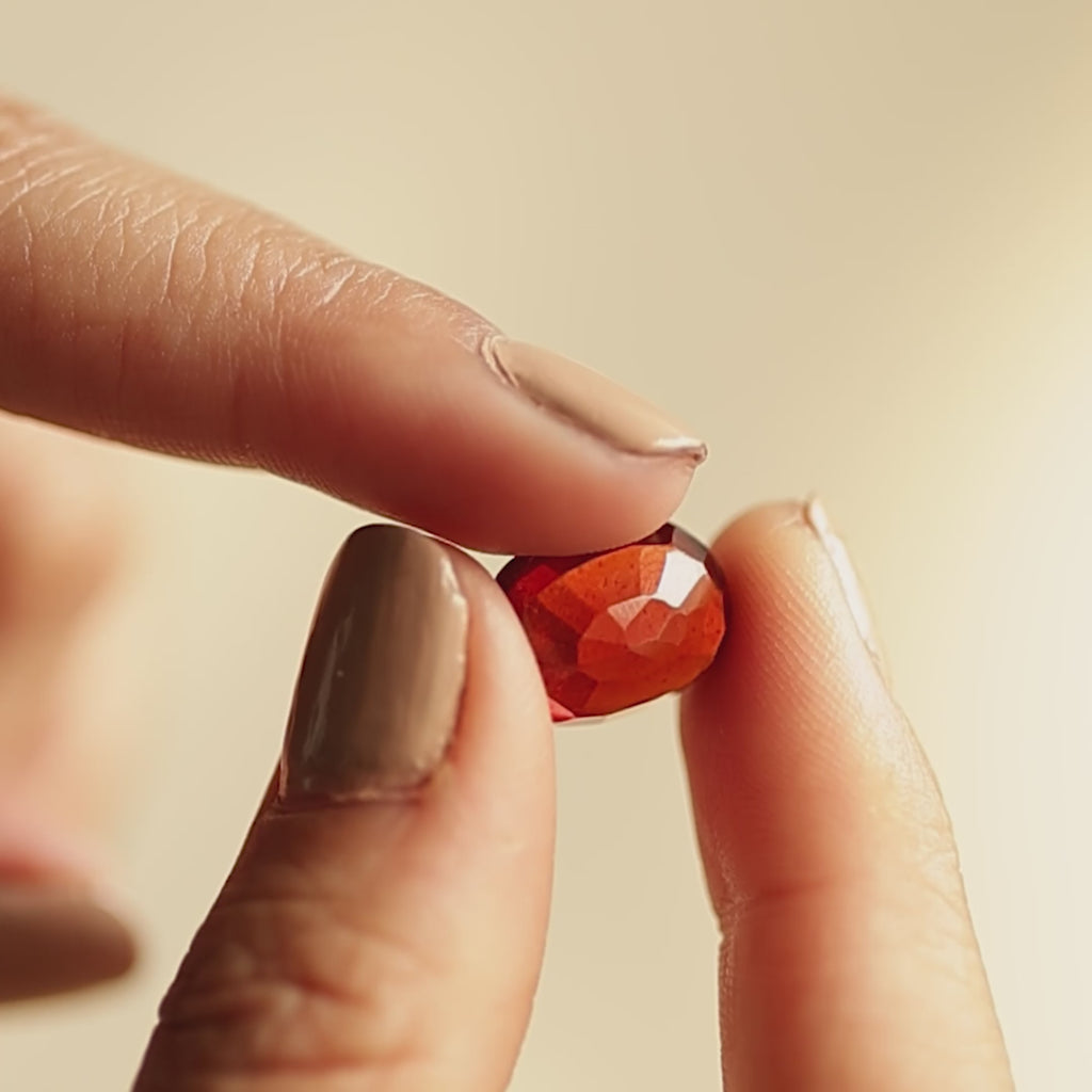 Gemstone: Natural Hessonite (Gomed) Video