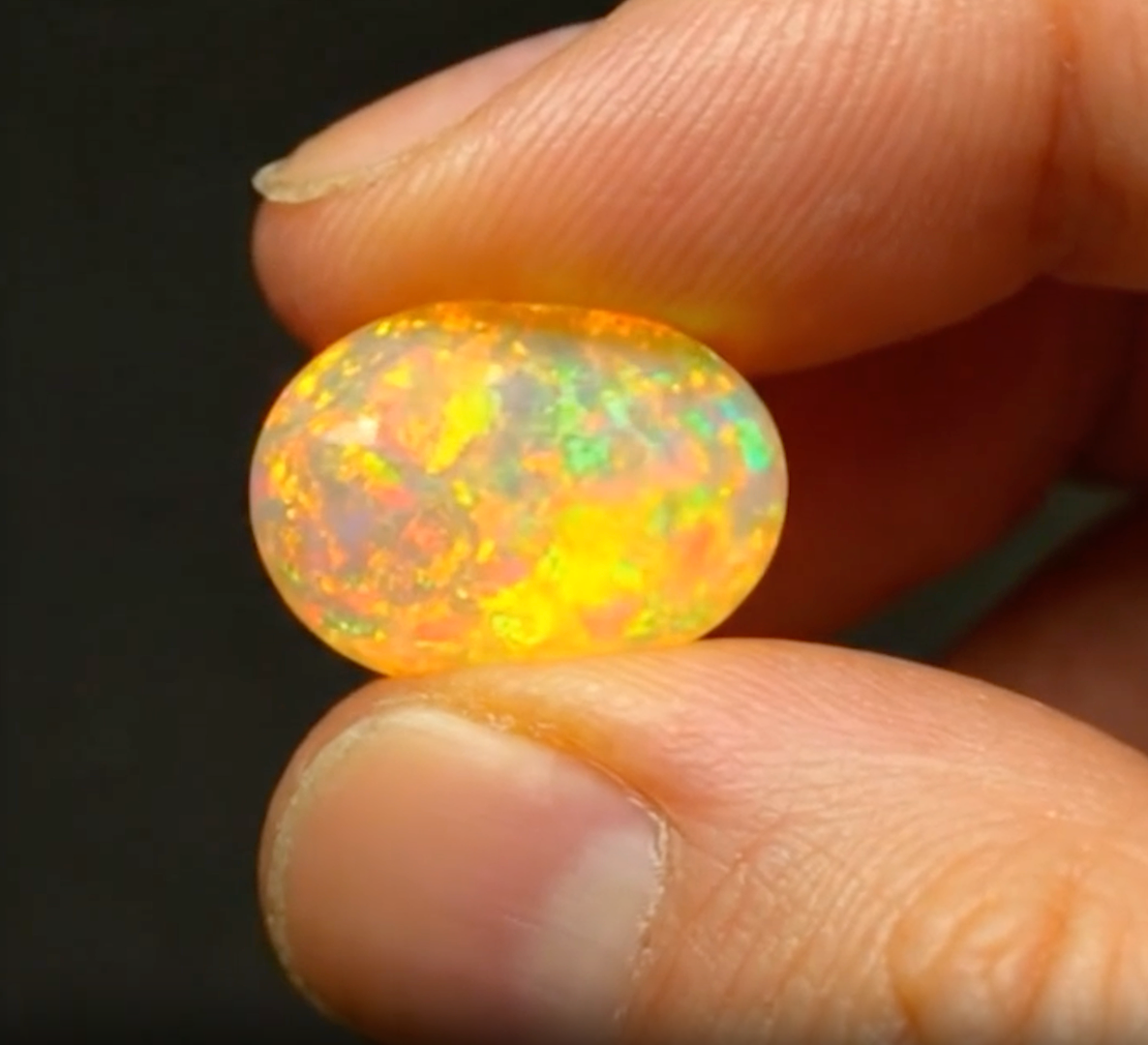Natural Gemstone Fire Opal