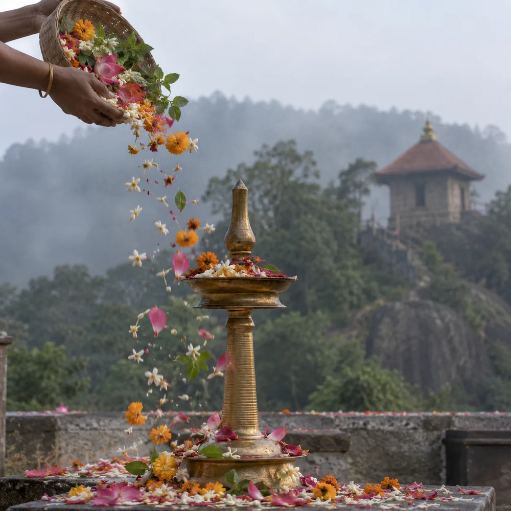 Pushpabhishekam — Sabarimala Sree Dharma Sastha Temple