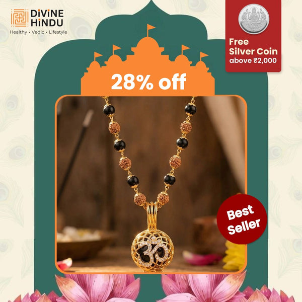 Rudraksha Karungali Mala with Karungali Bead