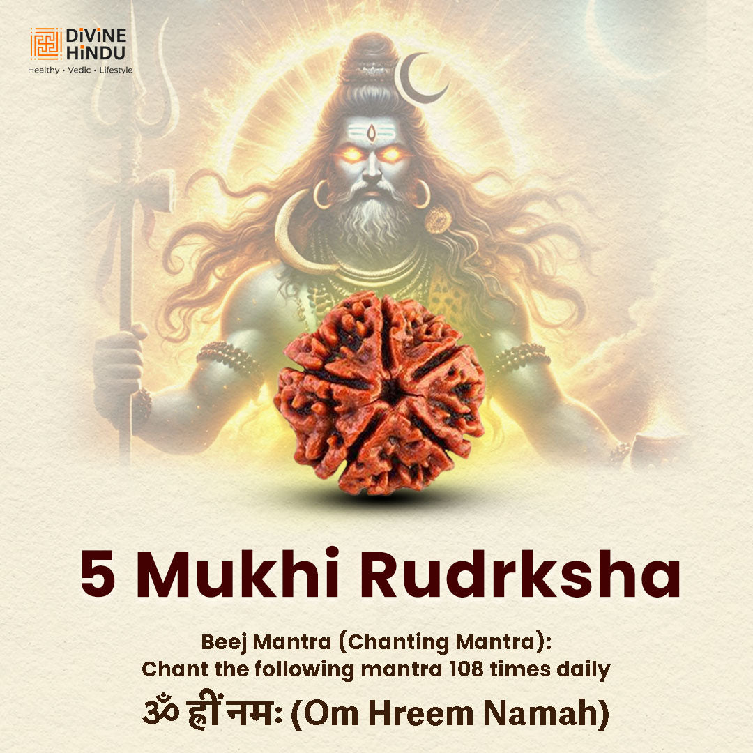 5 Mukhi Rudraksha | Beej Mantra 
