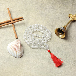 Sphatik Mala (Diamond Cut) 108 Beads