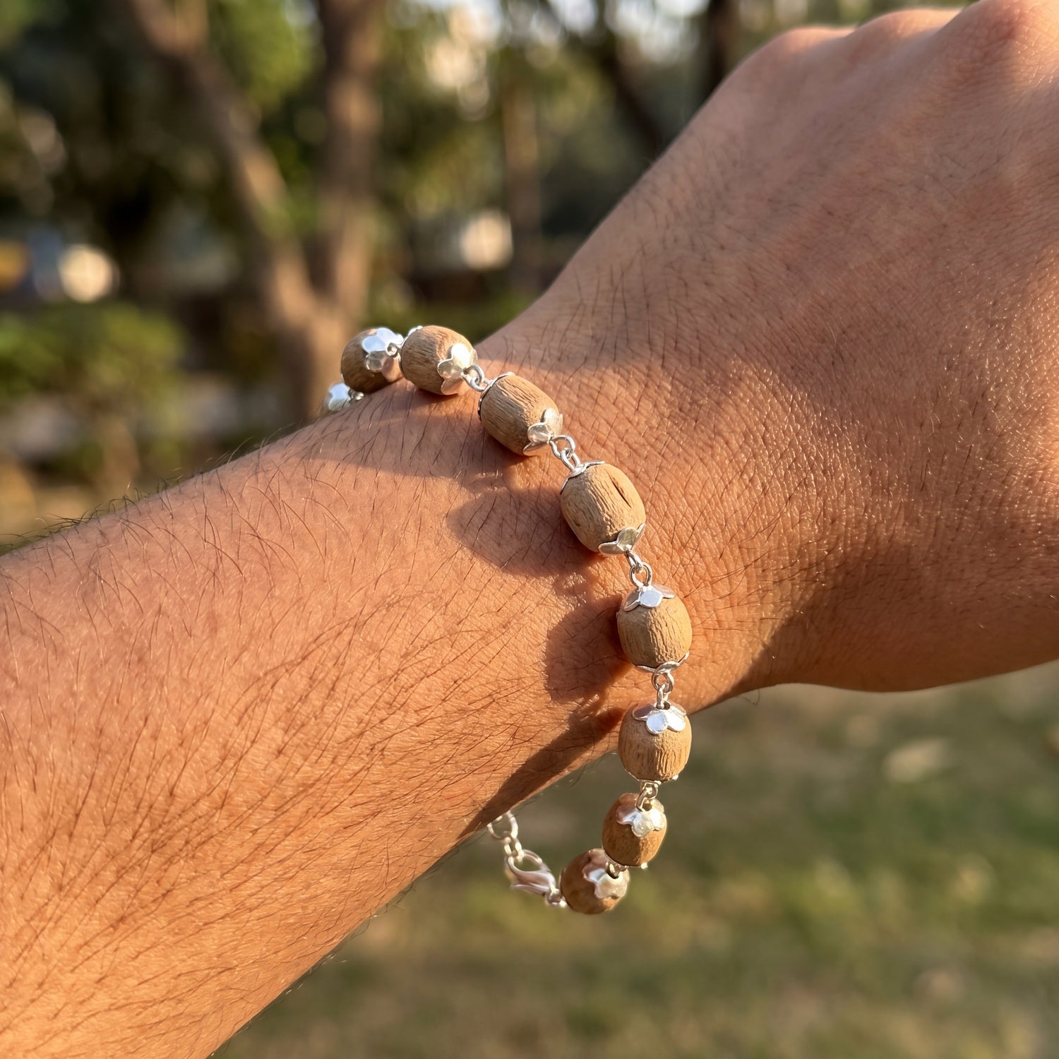 Hallmarked S925 Pure Silver Tulsi Bracelet