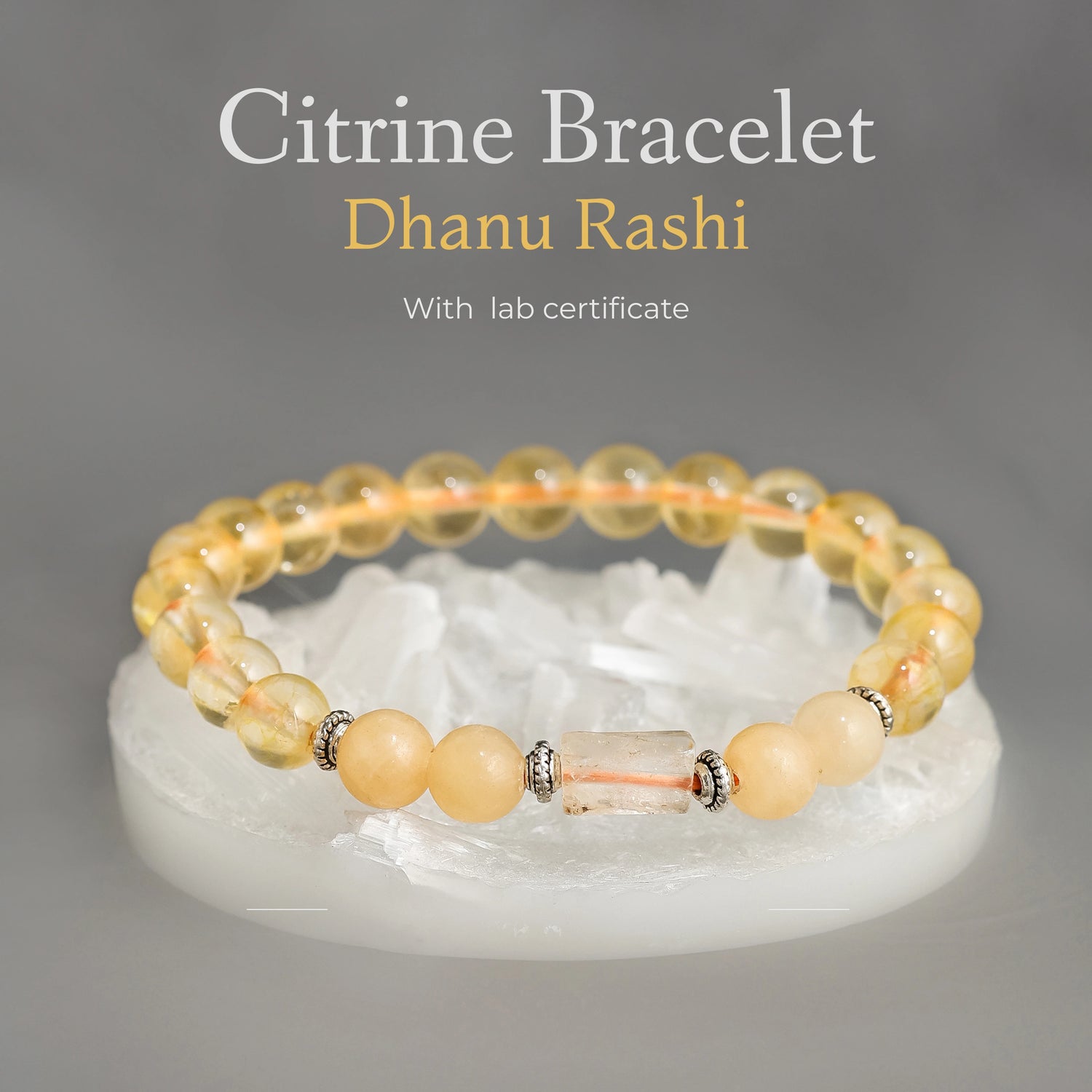 Citrine Bracelet (Dhanu Rashi) Sagittarius