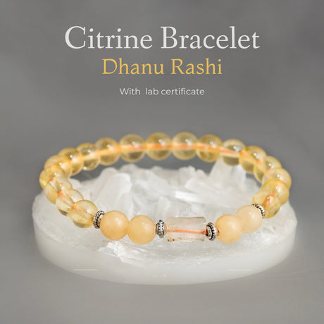 Citrine Bracelet (Dhanu Rashi) Sagittarius
