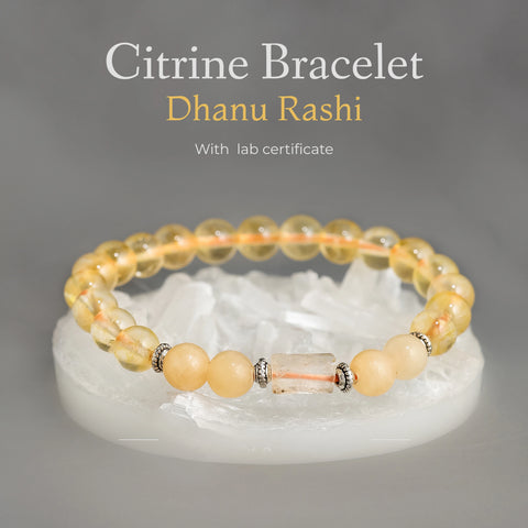 Citrine Bracelet (Dhanu Rashi) Sagittarius